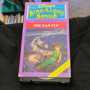 Disney Sing Along Songs VHS - Purple and Green Cover